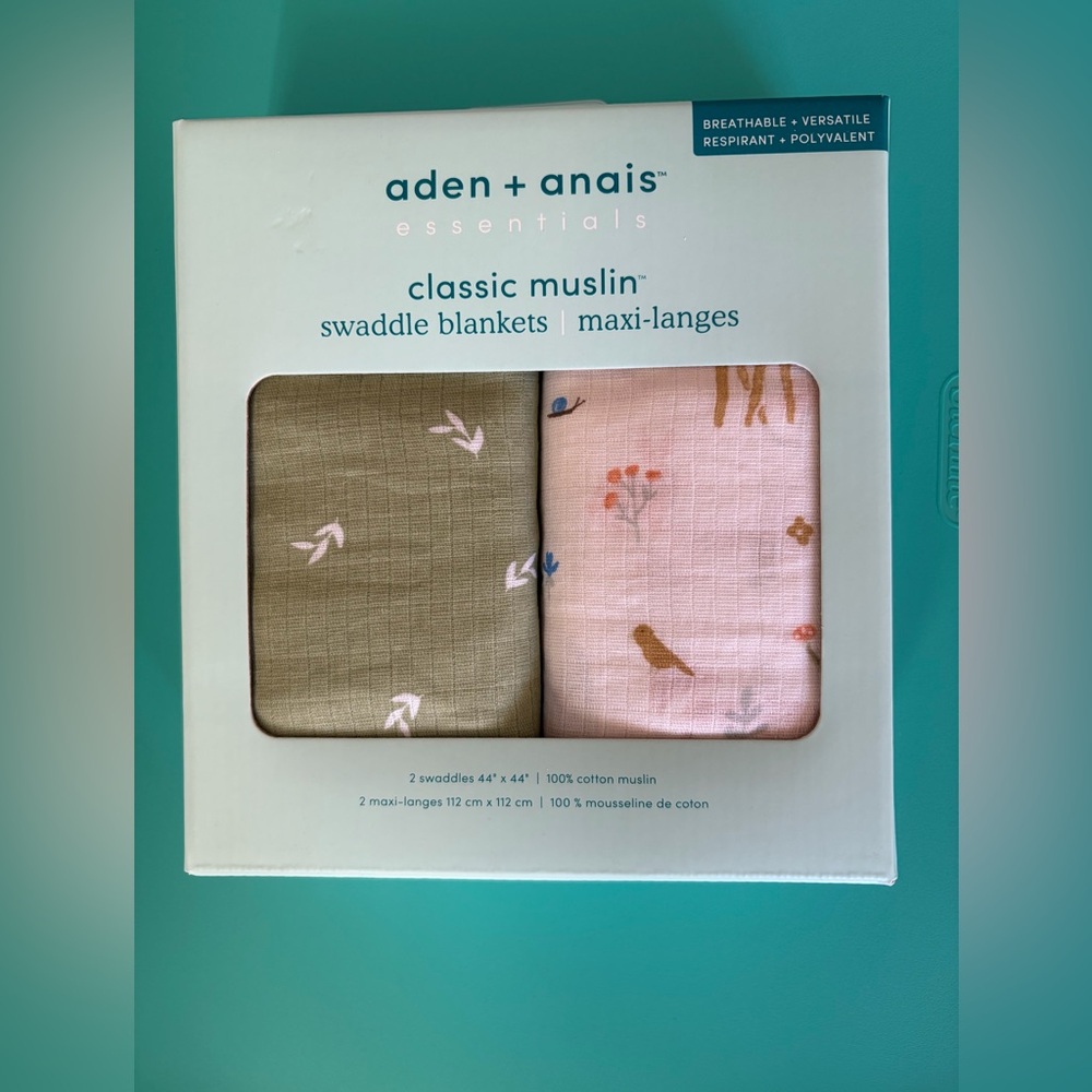 aden + anais Classic Muslin Swaddle Blankets